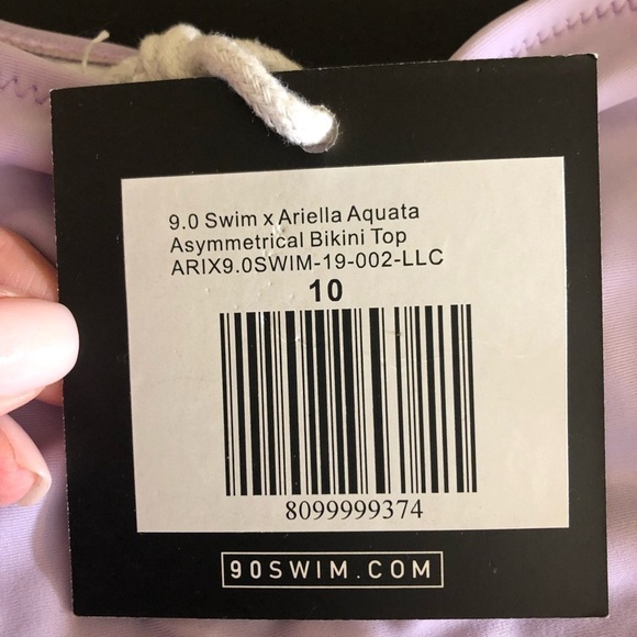 🔴 9.0 Swim x Ariella Aquata Swim top in lilac, New with tag, NWT - Picture 2 of 8